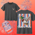Red,White and Blue Duck Tee